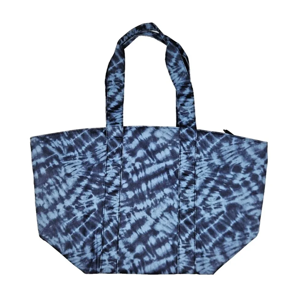 Victoria’s Secret XL Weekender Tote –Blue/Navy Tie-Dye Logo, Limited Edition NWT
